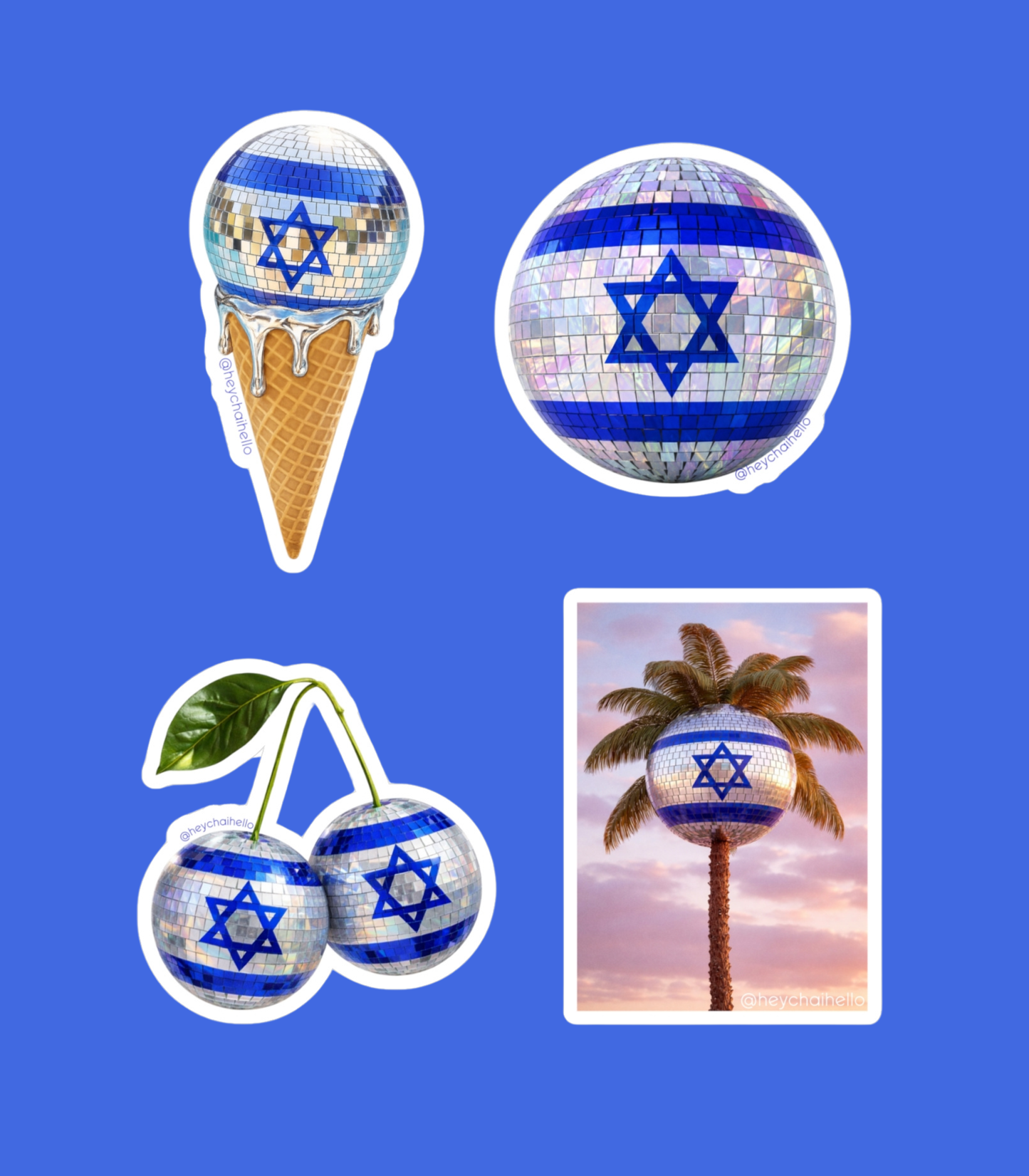 Disco Ball Sticker Set