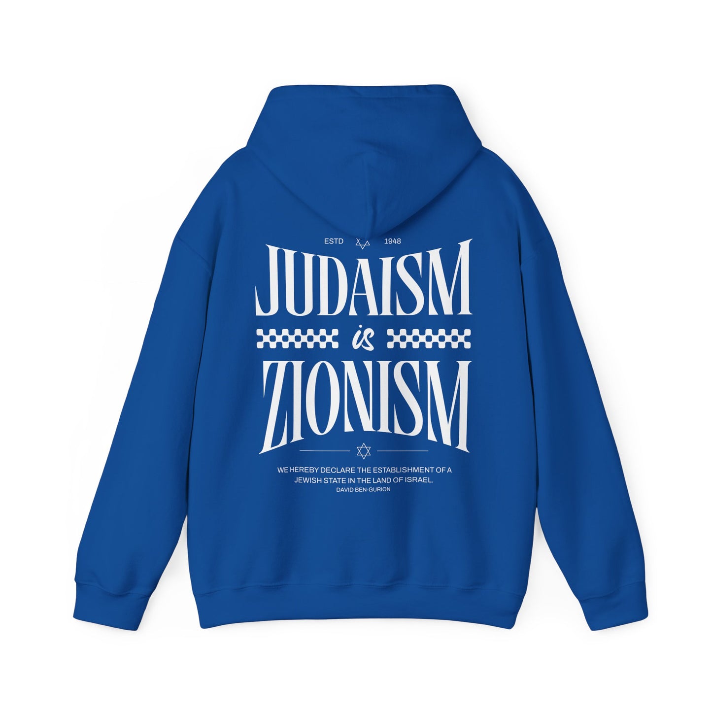 Judaism is Zionism Hoodie