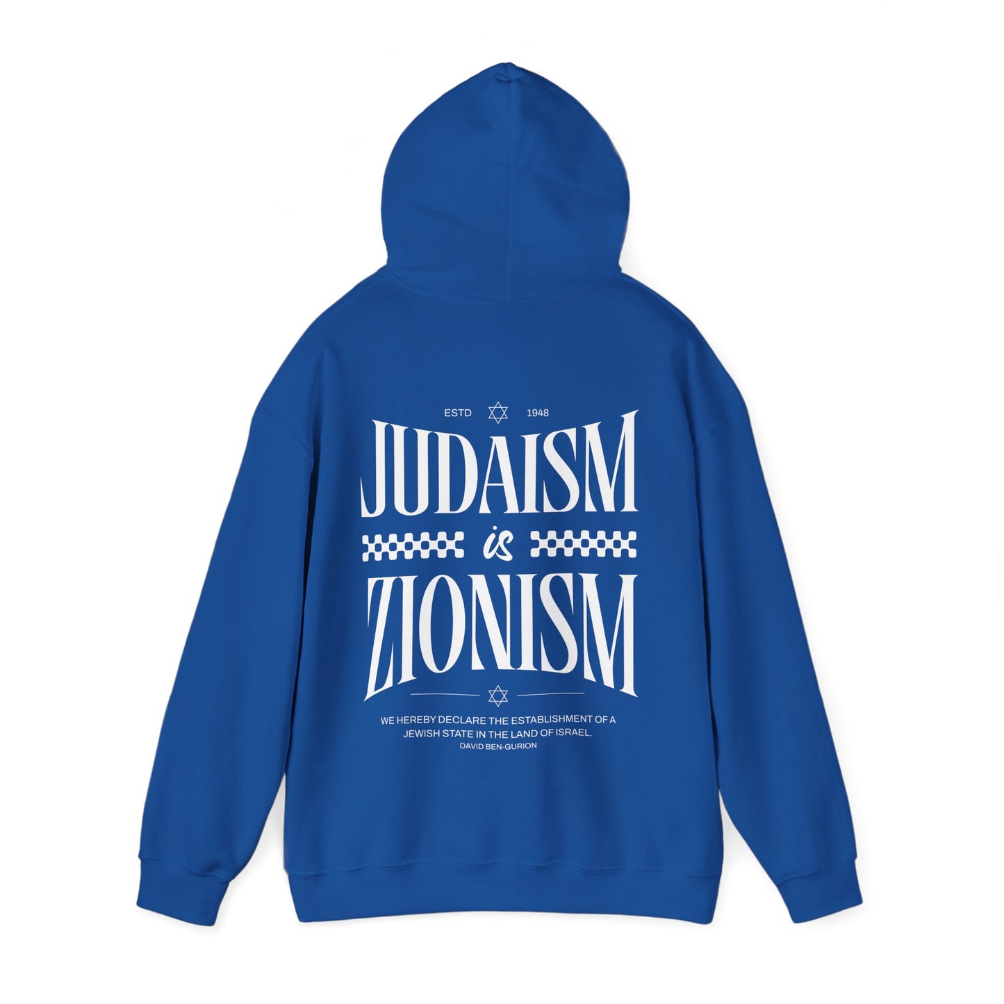 Judaism is Zionism Hoodie