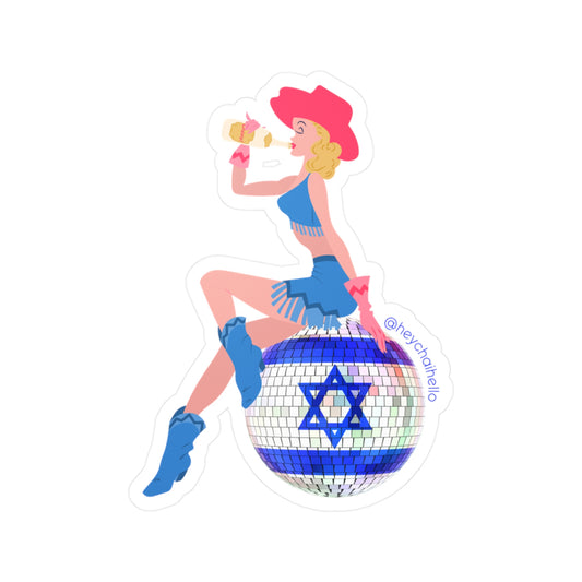 On the Rocks Disco Sticker