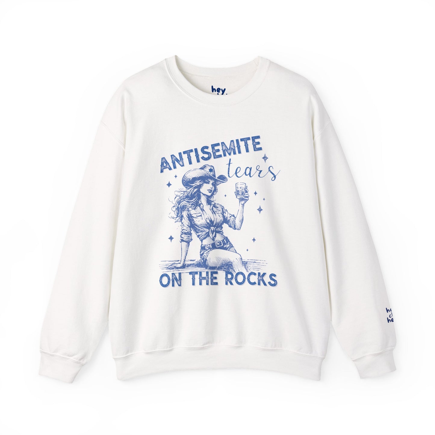 Antisemite Tears on the Rocks Crewneck Sweatshirt