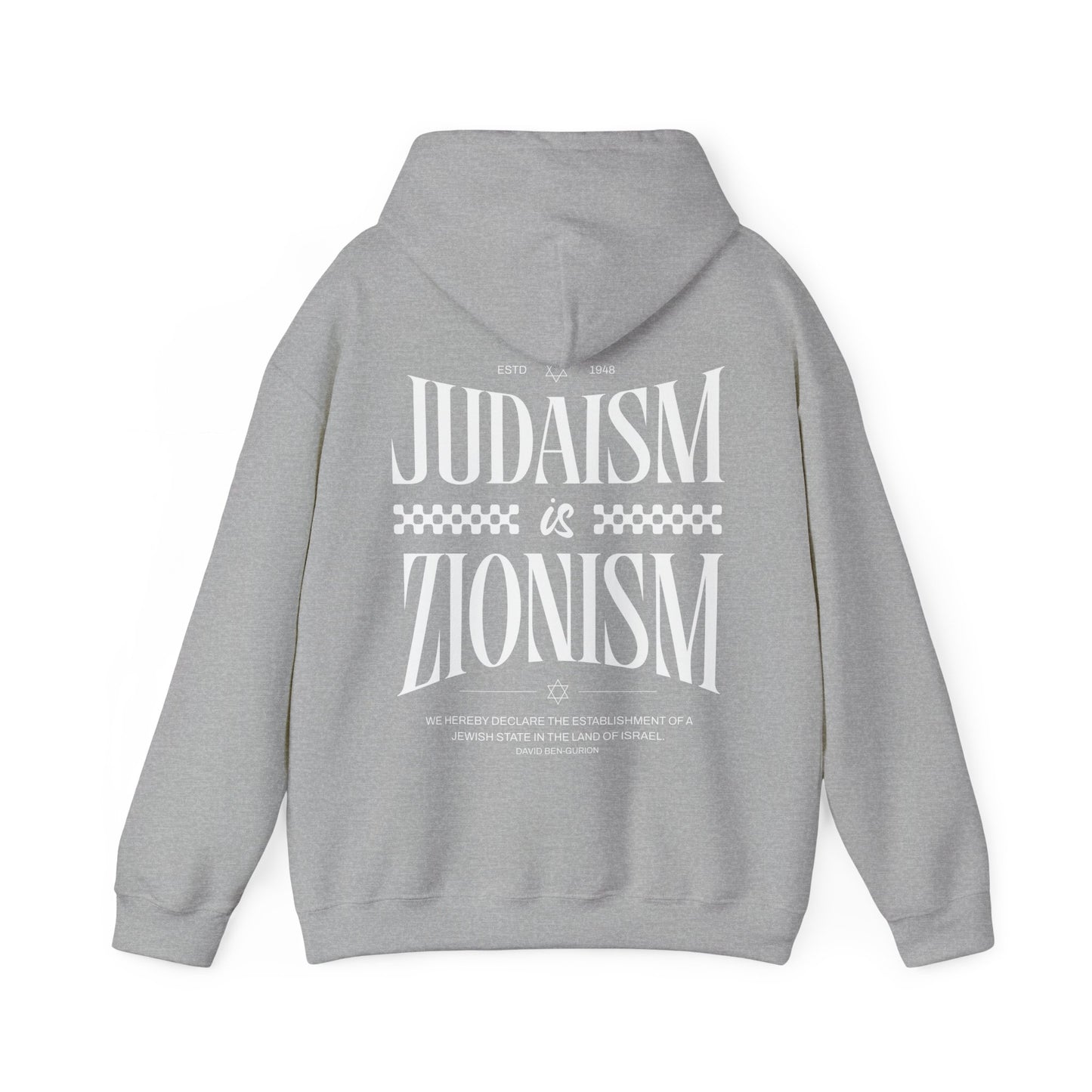 Judaism is Zionism Hoodie