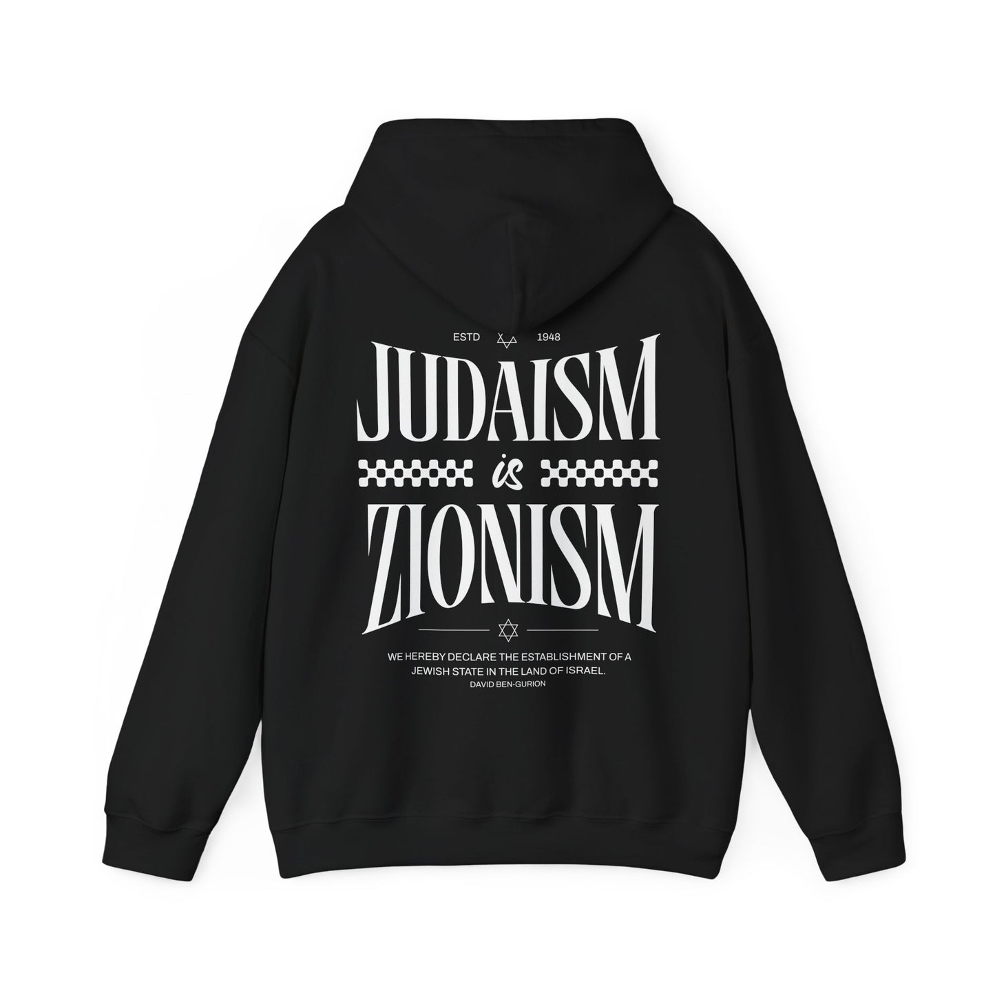Judaism is Zionism Hoodie