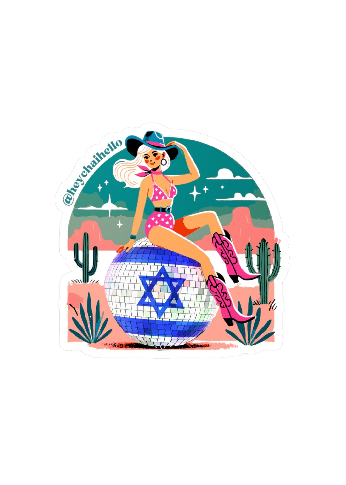 Desert Disco Sticker