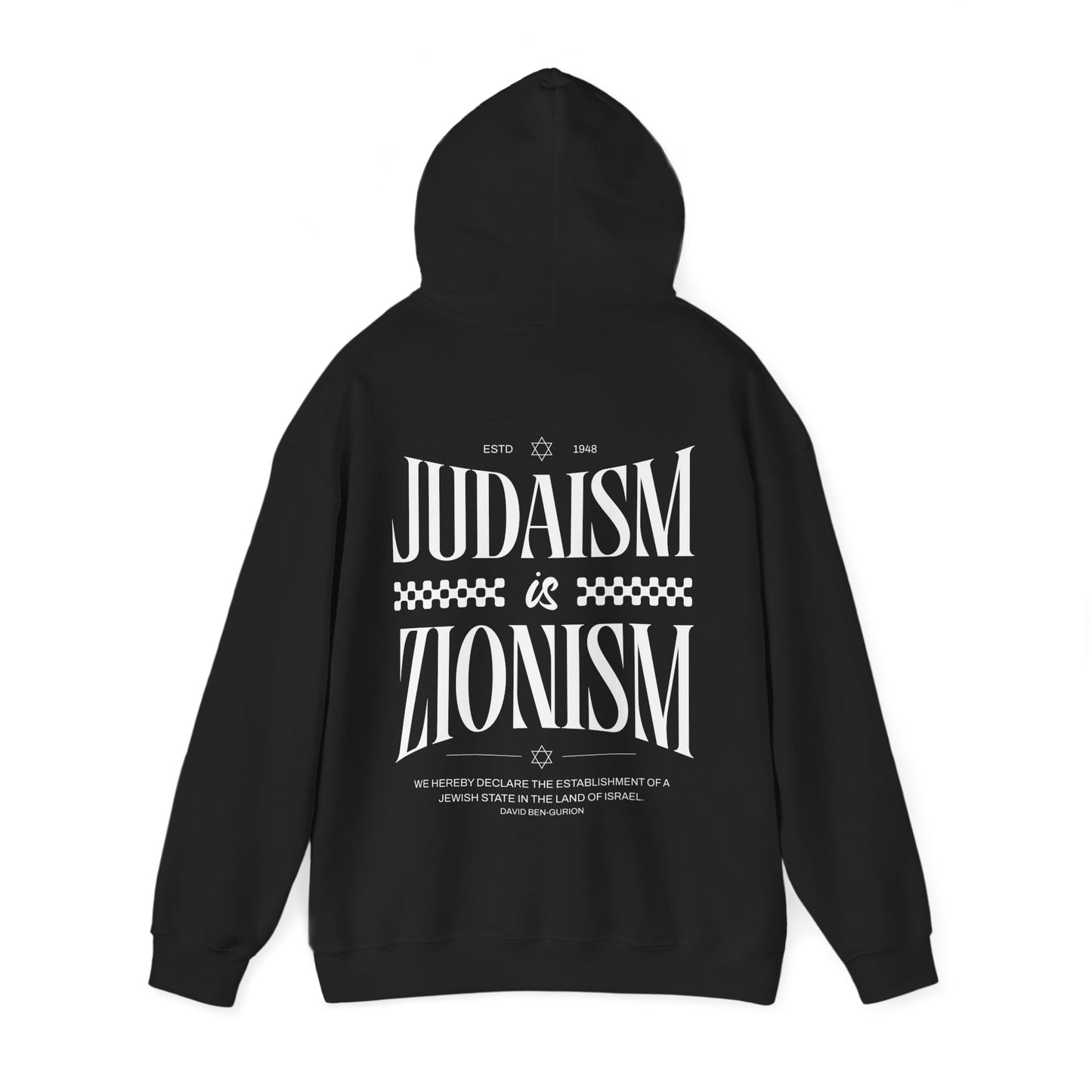 Judaism is Zionism Hoodie