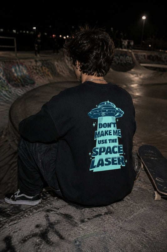 Space Laser Crewneck Sweatshirt