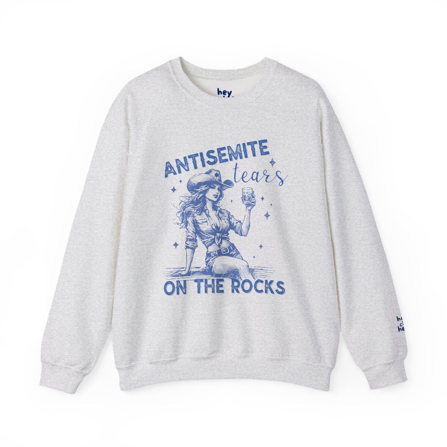 Antisemite Tears on the Rocks Crewneck Sweatshirt