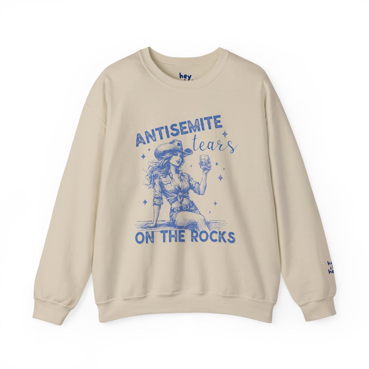 Antisemite Tears on the Rocks Crewneck Sweatshirt