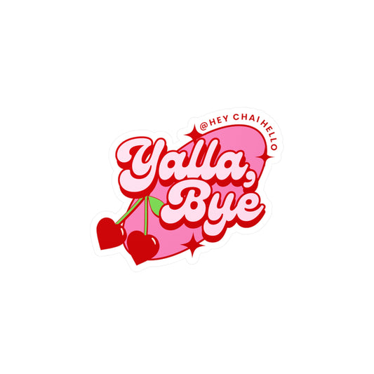 Yalla Bye Sticker